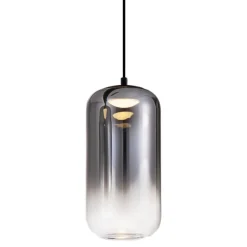Lampade A Sospensione-Selezionato da Mazzolaluce Lampada pendente a sospensione led 3w 3000k vetro fume