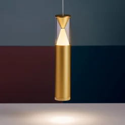 Lampade A Sospensione-Selezionato da Mazzolaluce Lampada pendente oro design per isola