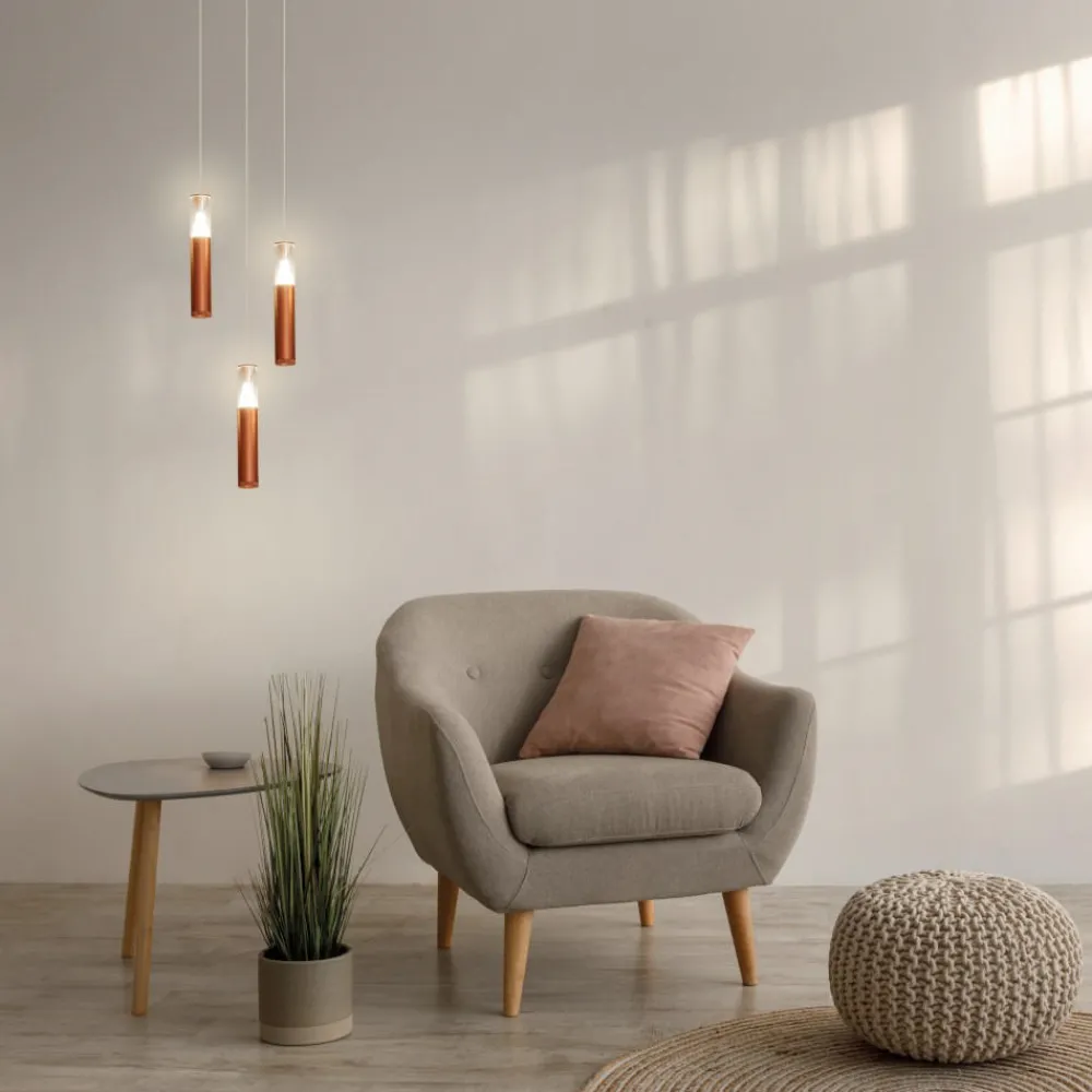 Lampade A Sospensione-Selezionato da Mazzolaluce Lampada pendente oro design per isola