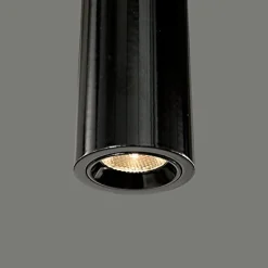 Lampade A Sospensione-Selezionato da Mazzolaluce Lampada pendente per isola cono nero led 5w 3000k