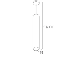 Lampade A Sospensione-Top Light Lampada per bancone lavoro a sospensione grigio shape