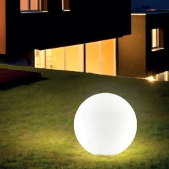 Lampade Da Esterno Giardino-Linea Light Lampada per giardino sfera bianca 38cm led 6w 3000k oh! garden
