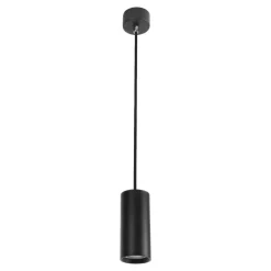 Lampade A Sospensione-Selezionato da Mazzolaluce Lampada per isola cilindro corto nero