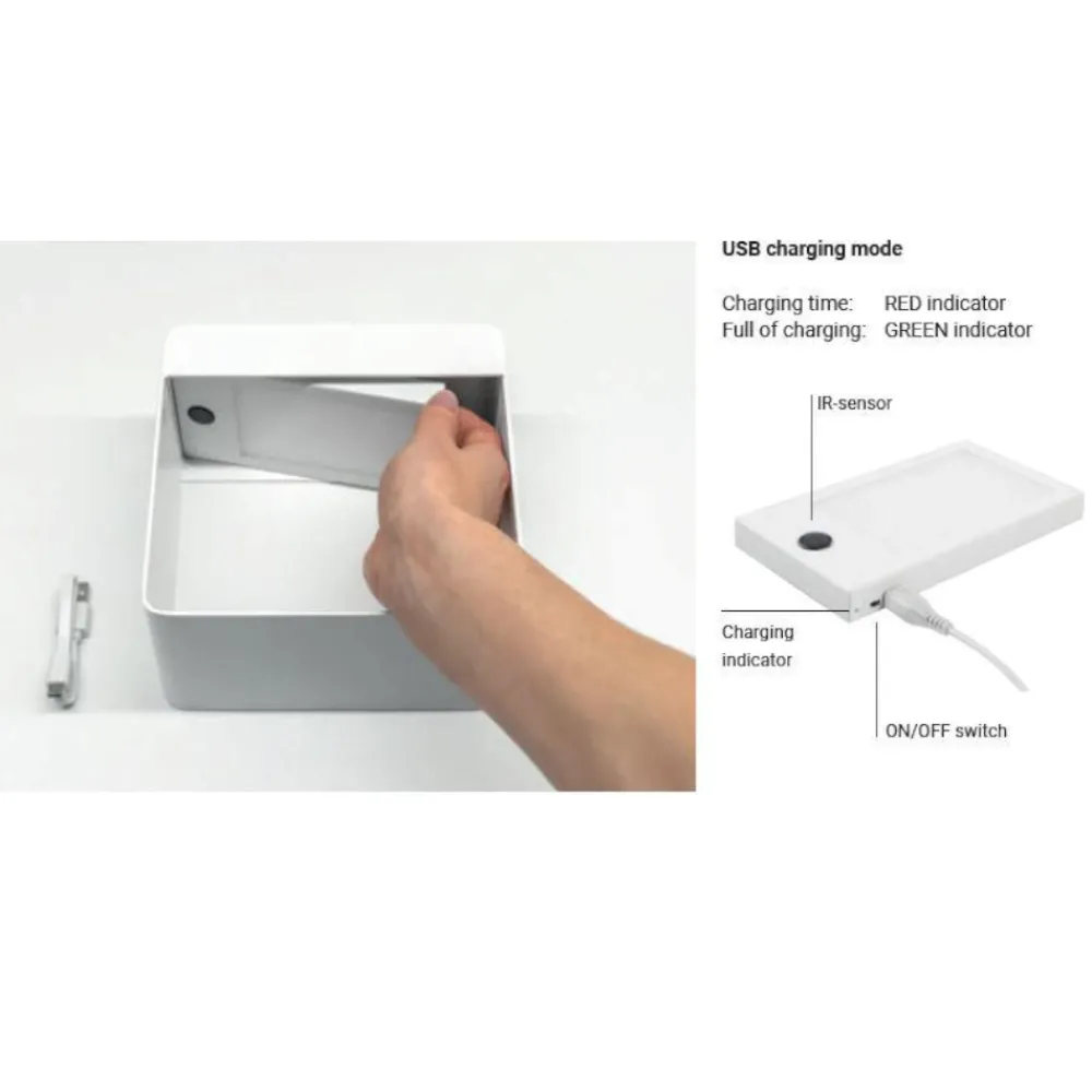 Abat Jour-Linea Light Lampada portatile abat jour dama nero moderna