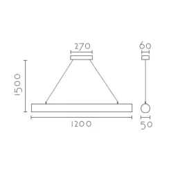 Lampadari Cucina-Selezionato da Mazzolaluce Lampadari a led cucina di legno frassino per tavolo da pranzo 22w 3000k