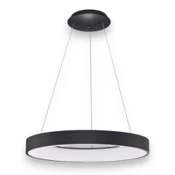 Lampadari Moderni-Selezionato da Mazzolaluce Lampadari led moderni cerchio nero 3000k 4000k 50w wireless