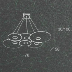 Lampadari Moderni-Top Light Lampadari moderni per soggiorno toplight cloud bianco