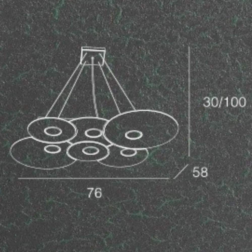 Lampadari Moderni-Top Light Lampadari moderni per soggiorno toplight cloud bianco