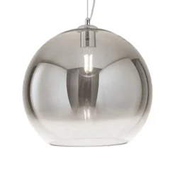 Lampadari Moderni-Perenz Illuminazione Lampadario a boccia 45cm in vetro fume perenz planet