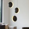Lampadari Moderni-Selezionato da Mazzolaluce Lampadario a cascata 3 luci sospese orientabili led 3000k nero e oro