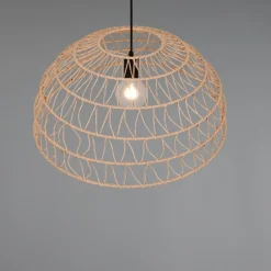 Lampadari Cucina-Selezionato da Mazzolaluce Lampadario a cupola per cucina marrone 60 cm