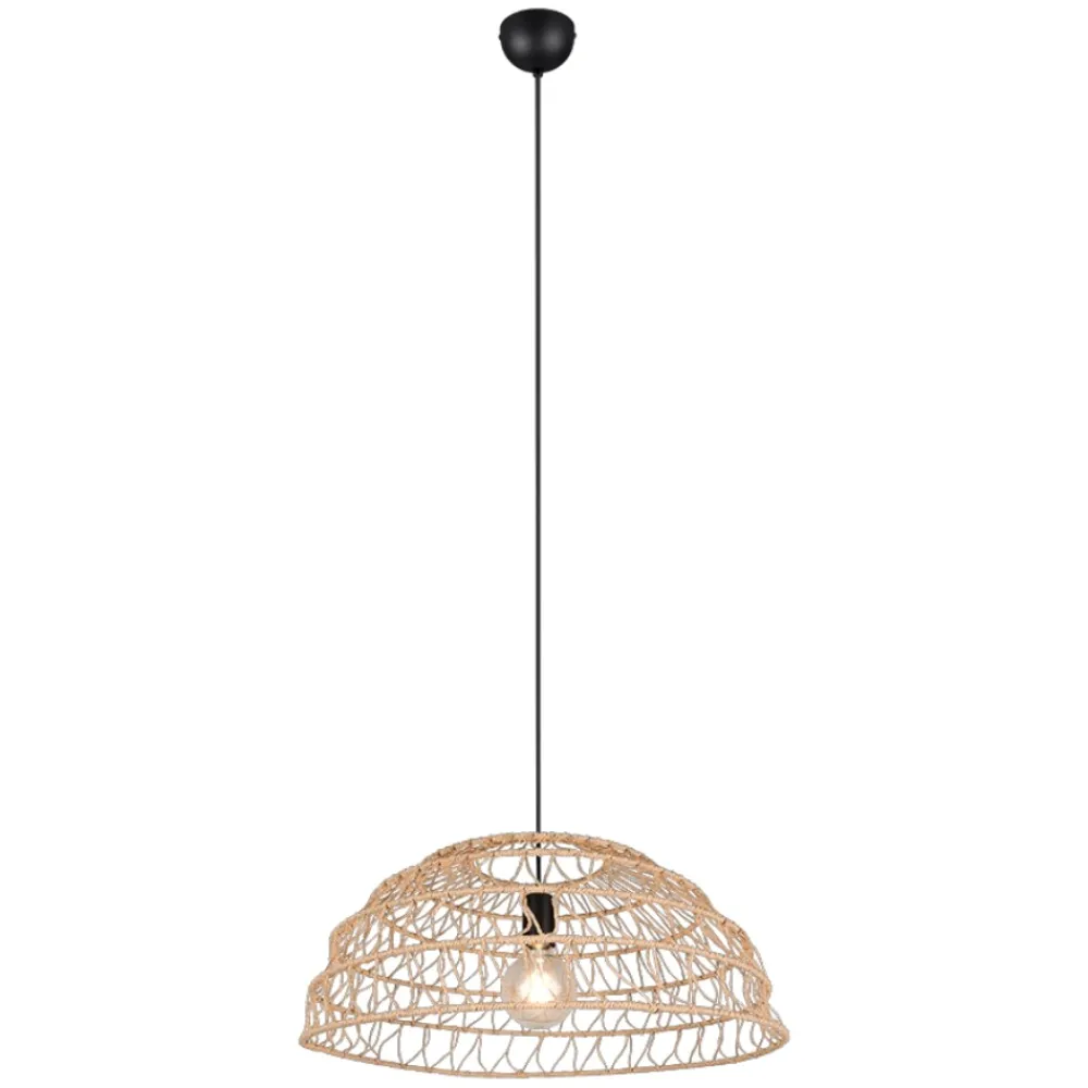 Lampadari Cucina-Selezionato da Mazzolaluce Lampadario a cupola per cucina marrone 60 cm