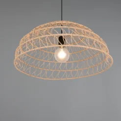 Lampadari Cucina-Selezionato da Mazzolaluce Lampadario a cupola per cucina marrone 60 cm