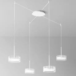 Lampadari Moderni-Perenz Illuminazione Lampadario aere perenz bianco per tavolo soggiorno moderno