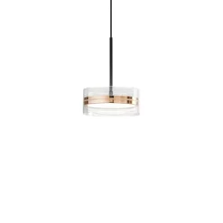 Lampadari Moderni-Perenz Illuminazione Lampadario aere perenz 5 pendenti oro rosa per sala da pranzo moderna