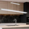 Lampadari Cucina-Selezionato da Mazzolaluce Lampadario a led cucina in vetro per tavolo 18w