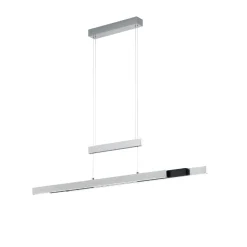 Lampadari Moderni-Selezionato da Mazzolaluce Lampadario allungabile moderno grigio led biemissione per tavolo da pranzo