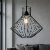 Lampadari Moderni-Ideal Lux Lampadario ampolla-4 sp1 nero moderno