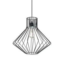 Lampadari Moderni-Ideal Lux Lampadario ampolla-4 sp1 nero moderno