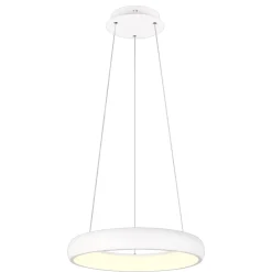 Lampadari Moderni-Selezionato da Mazzolaluce Lampadario anello 46cm bianco moderno led 29w 2300k 3000k 4000k dimmerabile