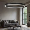 Lampadari Moderni-Selezionato da Mazzolaluce Lampadario anello 100cm led 60w 2700k a 6000k dimmerabile