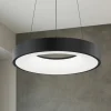 Lampadari Moderni-Selezionato da Mazzolaluce Lampadario anello 38 cm nero dimmerabile 3000k led 30w