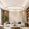 Lampadari Moderni-Selezionato da Mazzolaluce Lampadario anello moderno 46 cm led 34w da 2300k a 4000k dimmerabile