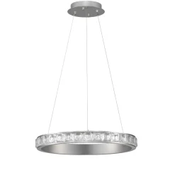 Lampadario Camera Da Letto-Selezionato da Mazzolaluce Lampadario anello per camera da letto effetto cristallo led 3000k
