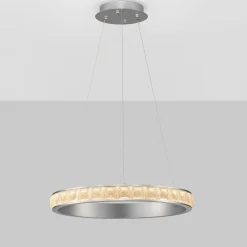 Lampadario Camera Da Letto-Selezionato da Mazzolaluce Lampadario anello per camera da letto effetto cristallo led 3000k