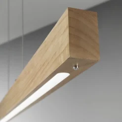 Lampadari Moderni-Fabas Luce Lampadario a sospensione badia in legno per tavolo