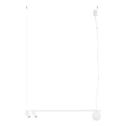 Lampadari Cucina-Selezionato da Mazzolaluce Lampadario a sospensione bianco per isola penisola cucina moderna