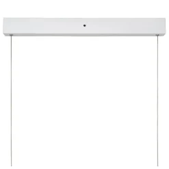 Lampadari Moderni-Selezionato da Mazzolaluce Lampadarioa sospensione bianco sottile per tavolo ufficio led 2700k dimmerabile