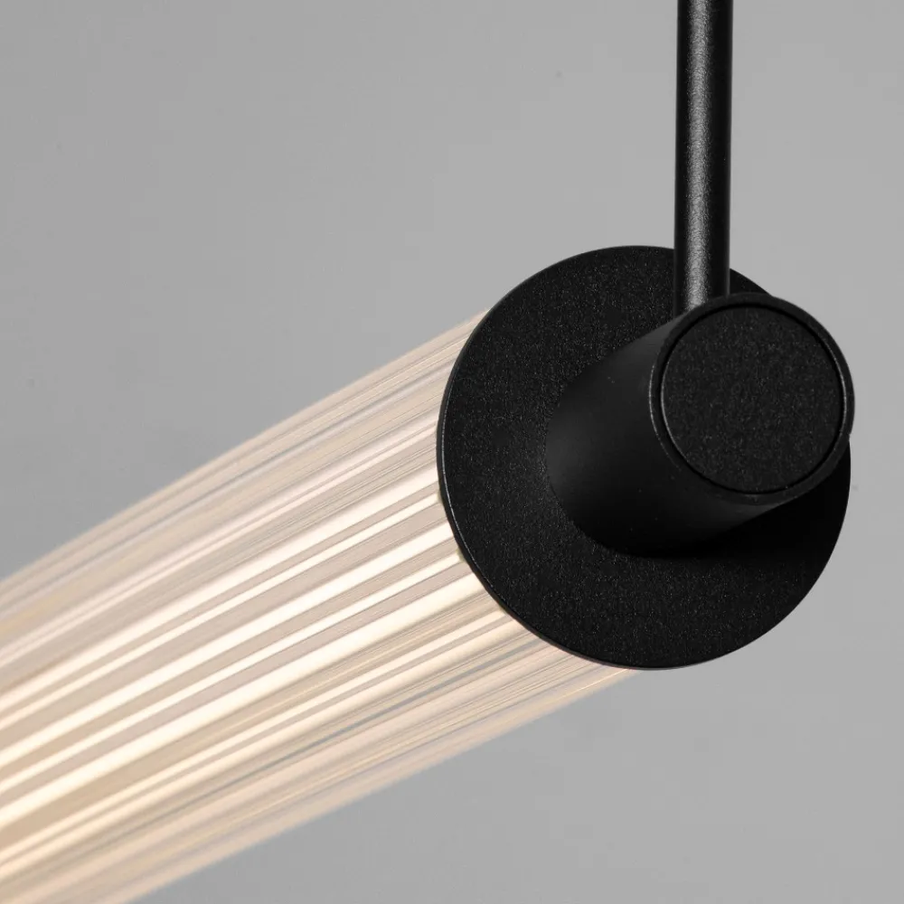 Lampadari Moderni-Selezionato da Mazzolaluce Lampadario a sospensione cilindro di vetro per sala da pranzo
