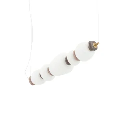 Lampadari Moderni-Selezionato da Mazzolaluce Lampadario a sospensione 96cm vetro ceramica design per sala da pranzo