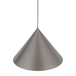 Lampade A Sospensione-Selezionato da Mazzolaluce Lampadario a sospensione cono 33 cm metallo marrone per cucina