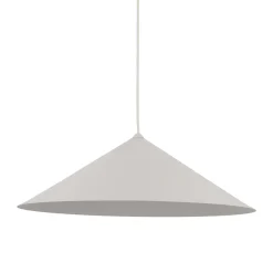 Lampadari Cucina-Selezionato da Mazzolaluce Lampadario a sospensione cono di metallo champagne 50 cm per tavolo cucina
