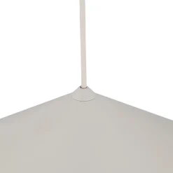 Lampadari Cucina-Selezionato da Mazzolaluce Lampadario a sospensione cono di metallo champagne 50 cm per tavolo cucina