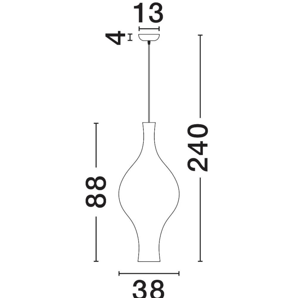 Lampadari Moderni-Selezionato da Mazzolaluce Lampadario a sospensione design seta di gelso naturale bianco sabbia
