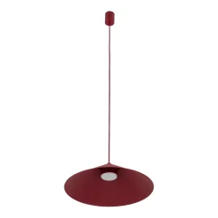 Lampadari Cucina-Selezionato da Mazzolaluce Lampadario a sospensione di metallo rosso 40 cm per cucina