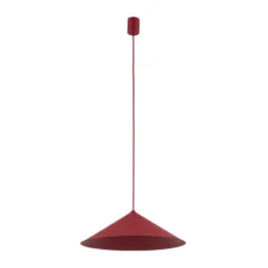 Lampadari Cucina-Selezionato da Mazzolaluce Lampadario a sospensione di metallo rosso 40 cm per cucina