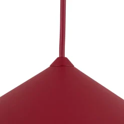 Lampadari Cucina-Selezionato da Mazzolaluce Lampadario a sospensione di metallo rosso 40 cm per cucina