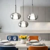 Lampadari Moderni-Fabas Luce Lampadario a sospensione edolo fume per soggiorno moderno