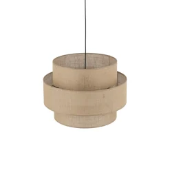 Lampadario Camera Da Letto-Selezionato da Mazzolaluce Lampadario a sospensione in tessuto iuta moderno per camera da letto