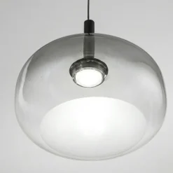 Lampadari Moderni-Fabas Luce Lampadario a sospensione moderna led 2700k 3000k 4000k fabas devero fume