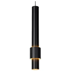 Lampadari Moderni-Selezionato da Mazzolaluce Lampadario a sospensione nero moderno led 2700k per sala da pranzo