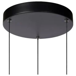 Lampadari Moderni-Selezionato da Mazzolaluce Lampadario a sospensione nero moderno led 2700k per sala da pranzo