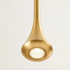 Lampadari Moderni-Fabas Luce Lampadario a sospensione ottone nero moderno per soggiorno fabas susa