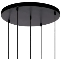Lampadari Moderni-Selezionato da Mazzolaluce Lampadario a sospensione per soggiorno vetri fume pendenti