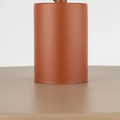 Lampadari Cucina-Selezionato da Mazzolaluce Lampadario a sospensione piatto 40 cm sabbia mattone per tavolo da pranzo