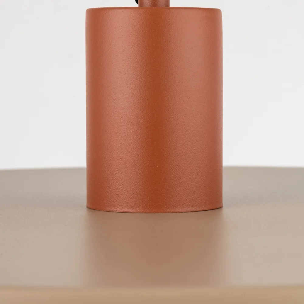 Lampadari Cucina-Selezionato da Mazzolaluce Lampadario a sospensione piatto 40 cm sabbia mattone per tavolo da pranzo